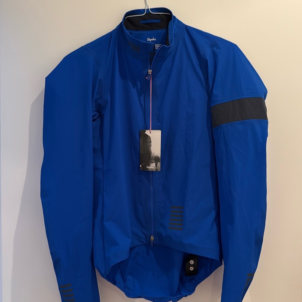 NWT Rapha Pro Team Lightweight Shadow Jacket - medium, blue